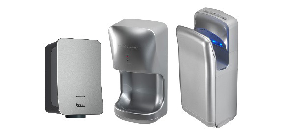 Access Vertical Commercial Electric Hand Dryer Grey 