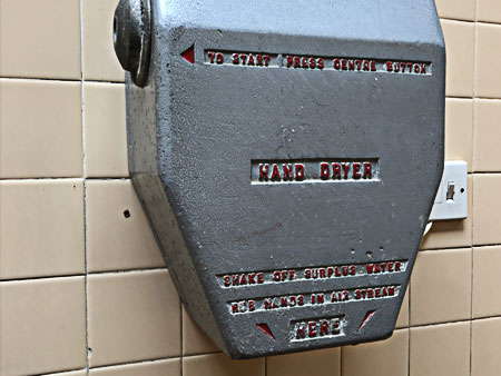Worlds oldest hand dryer picture