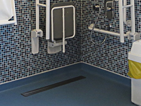 picture of changing places toilet with hand dryer
