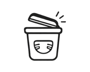 Nappy disposal waste bins