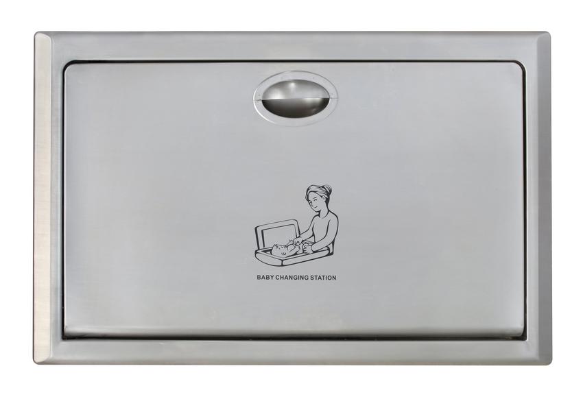 Baby Changing Station - Stainless Steel Recessed - main image