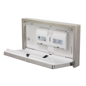 Baby Changing Station - Stainless Steel non recessed - main image