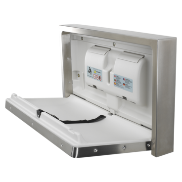 Baby Changing Station - Stainless Steel non recessed - main image