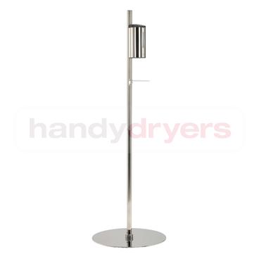 Sanillo Hand Sanitiser Dispenser with Stainless Steel Stand, Signage Frame & 1L Santiser Pack - main image