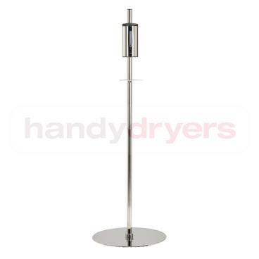 Sanillo Hand Sanitiser Dispenser with Stainless Steel Stand, Signage Frame & 1L Santiser Pack - main image