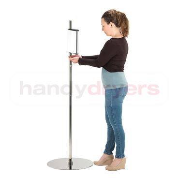 Sanillo 2 Hand Sanitiser Dispenser with Stainless Steel Stand - main image