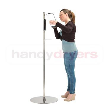 Sanillo 2 Hand Sanitiser Dispenser with Stainless Steel Stand - main image