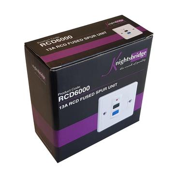 13A RCD Fused Spur Unit - RCD6000 Knightsbridge - main image