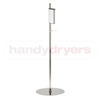 Sanillo 2 Hand Sanitiser Dispenser with Stainless Steel Stand