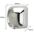 Kangarillo 2 ECO Hand Dryer - Stainless Steel - thumbnail image 3