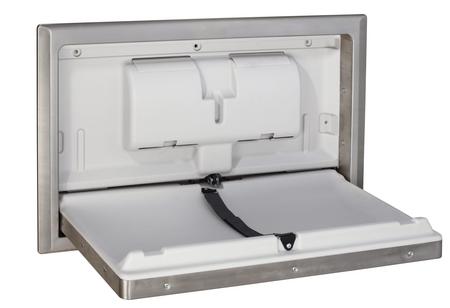 Baby Changing Station - Stainless Steel Recessed