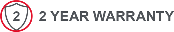 2 Year Warranty